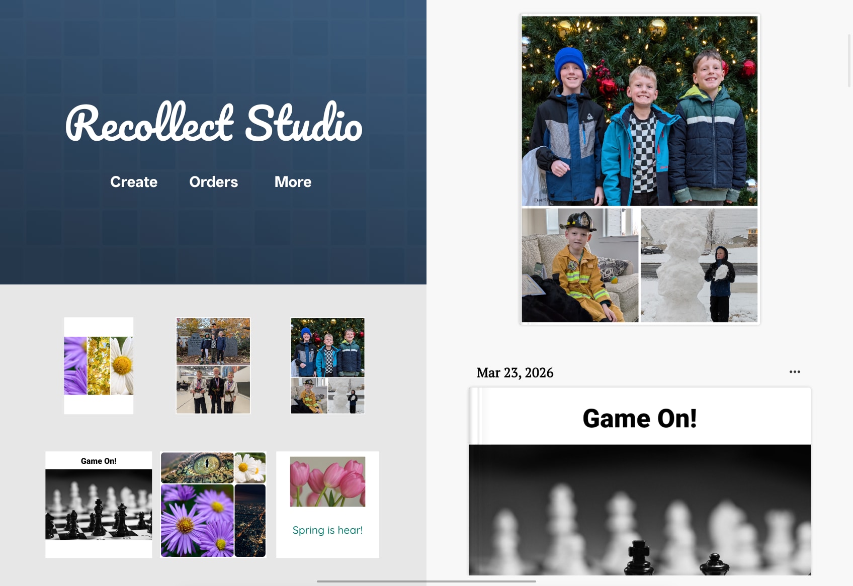 Multiple book projects in the app library